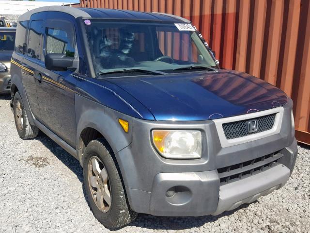 5J6YH285X3L011480 - 2003 HONDA ELEMENT EX BLUE photo 1