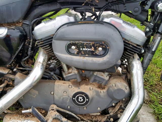 1HD1CZ3159K435181 - 2009 HARLEY-DAVIDSON XL1200 N BLACK photo 7