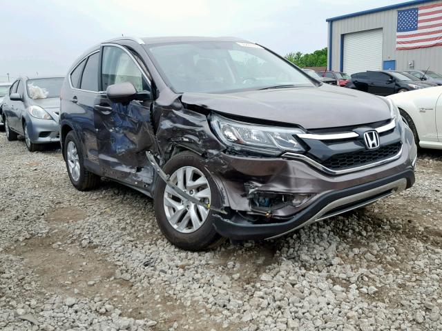 2HKRM4H77FH653621 - 2015 HONDA CR-V EXL GRAY photo 1