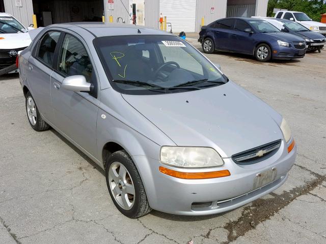 KL1TG56676B526602 - 2006 CHEVROLET AVEO LT SILVER photo 1