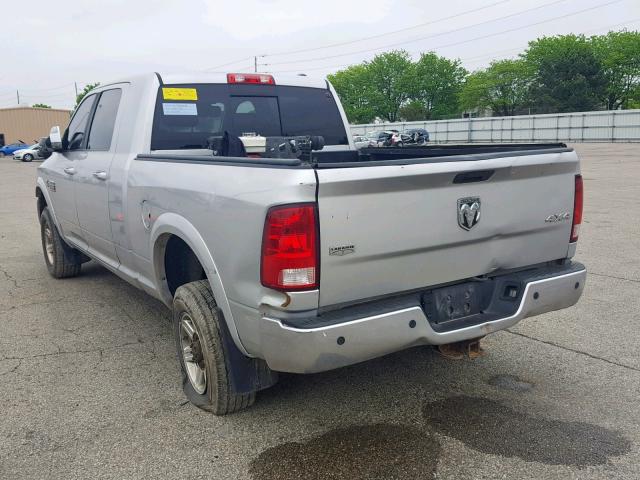 3D73Y3HL4AG139315 - 2010 DODGE RAM 3500 SILVER photo 3