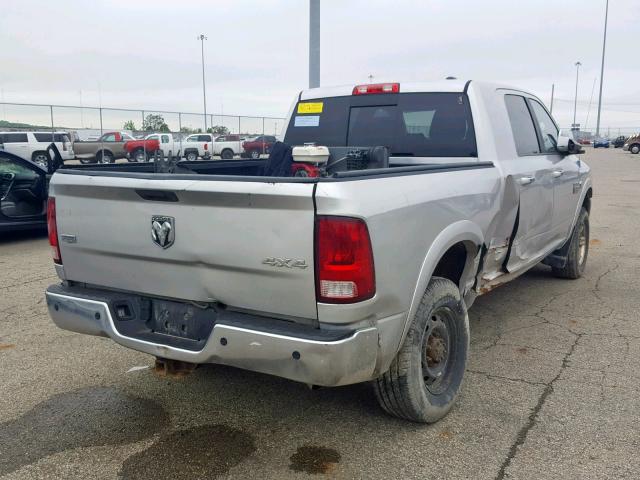 3D73Y3HL4AG139315 - 2010 DODGE RAM 3500 SILVER photo 4