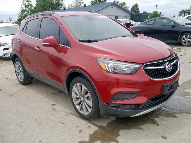 KL4CJASB3KB778065 - 2019 BUICK ENCORE PRE RED photo 1