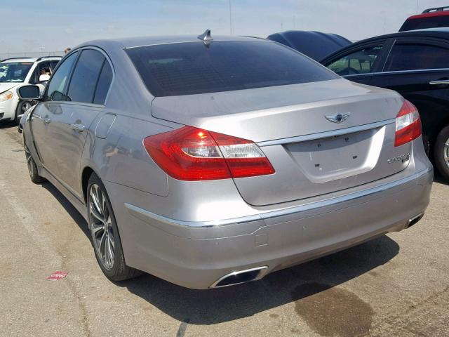 KMHGC4DH5CU167394 - 2012 HYUNDAI GENESIS 5. SILVER photo 3