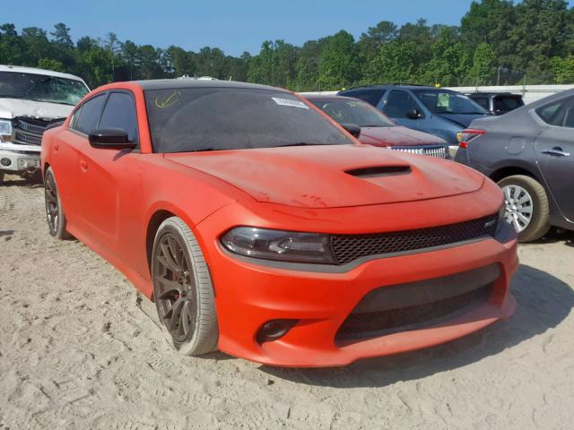 2C3CDXEJ4GH159559 - 2016 DODGE CHARGER SR ORANGE photo 1