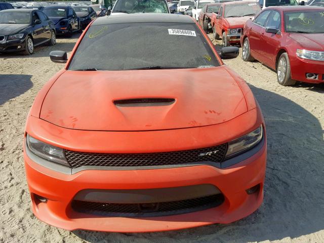 2C3CDXEJ4GH159559 - 2016 DODGE CHARGER SR ORANGE photo 10