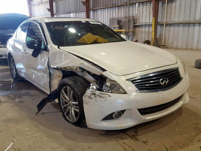 JN1CV6AP2CM621222 - 2012 INFINITI G37 BASE WHITE photo 1