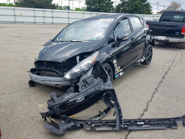 3FADP4GX8GM205134 - 2016 FORD FIESTA ST BLACK photo 2