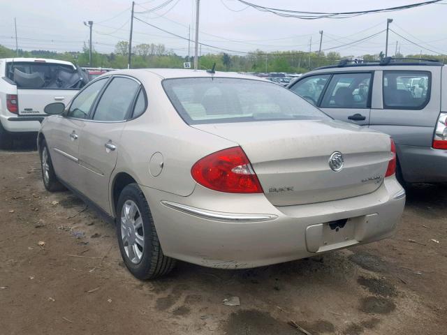 2G4WC582981186881 - 2008 BUICK LACROSSE C BEIGE photo 3