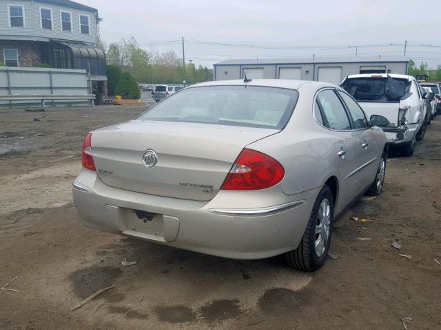 2G4WC582981186881 - 2008 BUICK LACROSSE C BEIGE photo 4