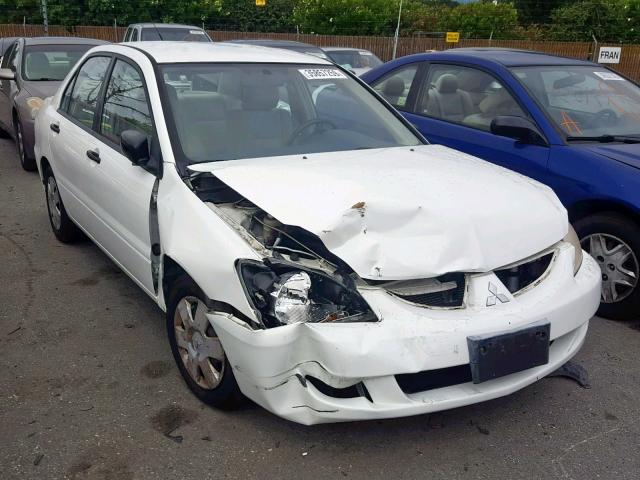 JA3AJ26E55U024339 - 2005 MITSUBISHI LANCER ES WHITE photo 1