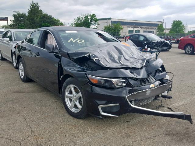 1G1ZB5ST0GF246729 - 2016 CHEVROLET MALIBU LS BLACK photo 1