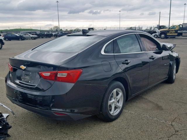 1G1ZB5ST0GF246729 - 2016 CHEVROLET MALIBU LS BLACK photo 4