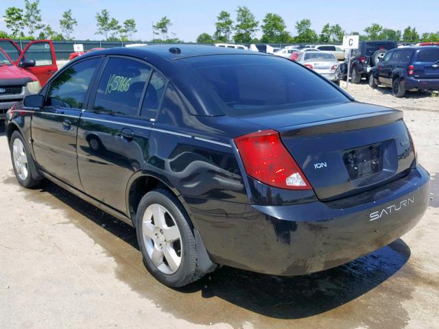 1G8AJ55F87Z130412 - 2007 SATURN ION LEVEL BLACK photo 3