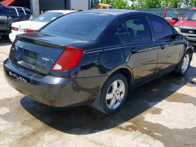 1G8AJ55F87Z130412 - 2007 SATURN ION LEVEL BLACK photo 4