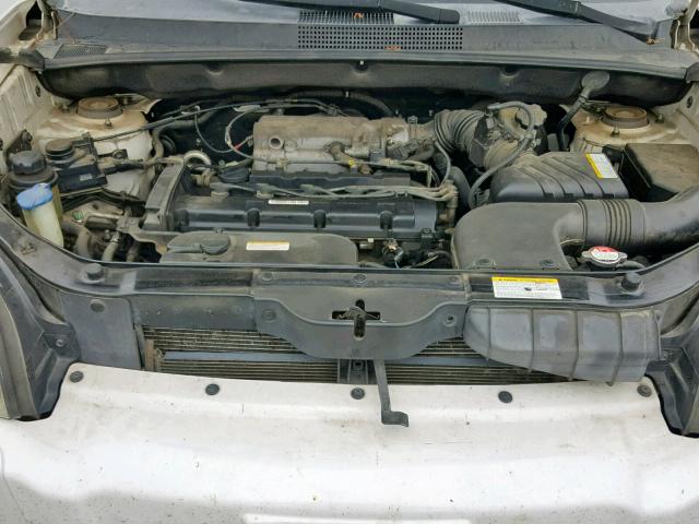 KM8JM12B76U252807 - 2006 HYUNDAI TUCSON GL WHITE photo 7