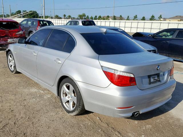 WBANW135X8CN55367 - 2008 BMW 535 I SILVER photo 3