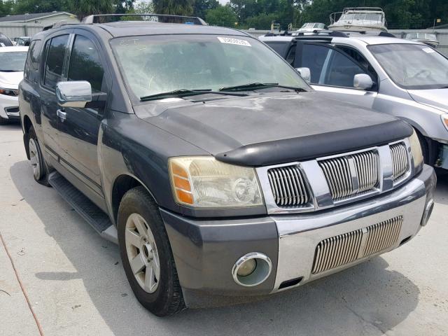 5N1AA08A34N738216 - 2004 NISSAN ARMADA SE GRAY photo 1