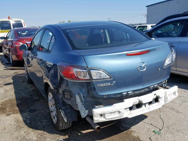 JM1BL1UF7B1473489 - 2011 MAZDA 3 I BLUE photo 3