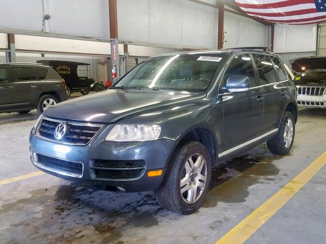 WVGZM77LX6D045450 - 2006 VOLKSWAGEN TOUAREG 4. BLUE photo 2