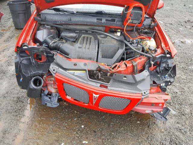 1G2AL55F587121037 - 2008 PONTIAC G5 SE RED photo 7