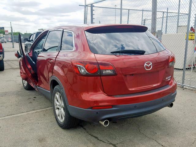 JM3TB3CA3D0411239 - 2013 MAZDA CX-9 TOURI RED photo 3