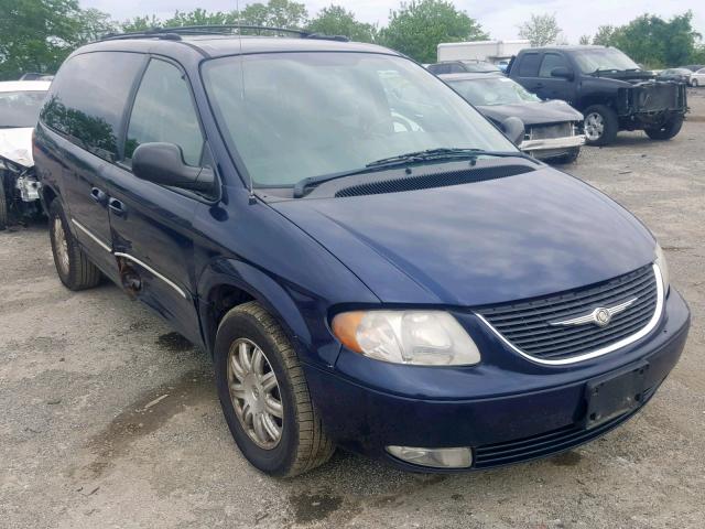 2C4GP54L94R603472 - 2004 CHRYSLER TOWN & COU BLUE photo 1