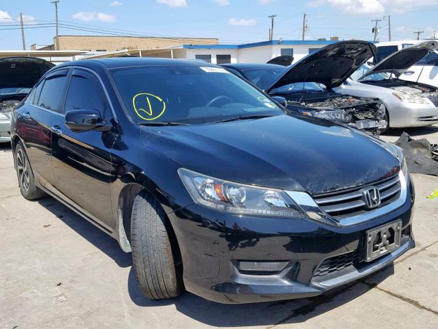 1HGCR2F86FA275663 - 2015 HONDA ACCORD EXL BLACK photo 1