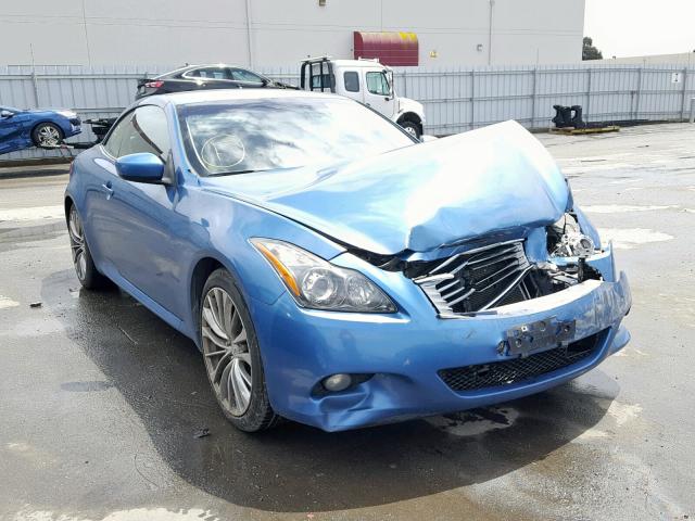 JN1CV6FE2DM230368 - 2013 INFINITI G37 SPORT BLUE photo 1