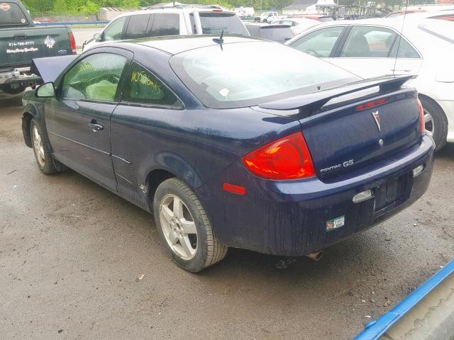 1G2AS18H697231783 - 2009 PONTIAC G5 BLUE photo 3