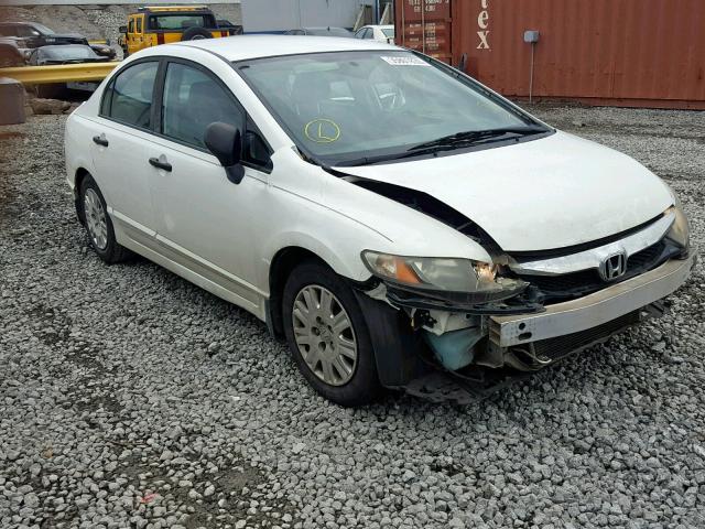 19XFA1F37AE084762 - 2010 HONDA CIVIC VP WHITE photo 1