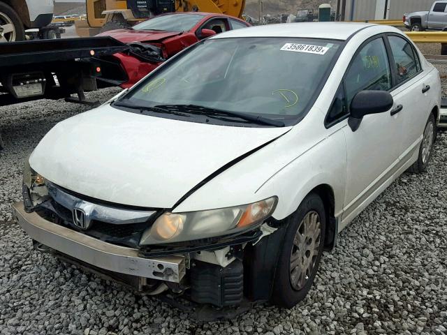 19XFA1F37AE084762 - 2010 HONDA CIVIC VP WHITE photo 2