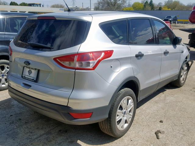 1FMCU0F74DUD20468 - 2013 FORD ESCAPE S SILVER photo 4