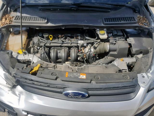 1FMCU0F74DUD20468 - 2013 FORD ESCAPE S SILVER photo 7