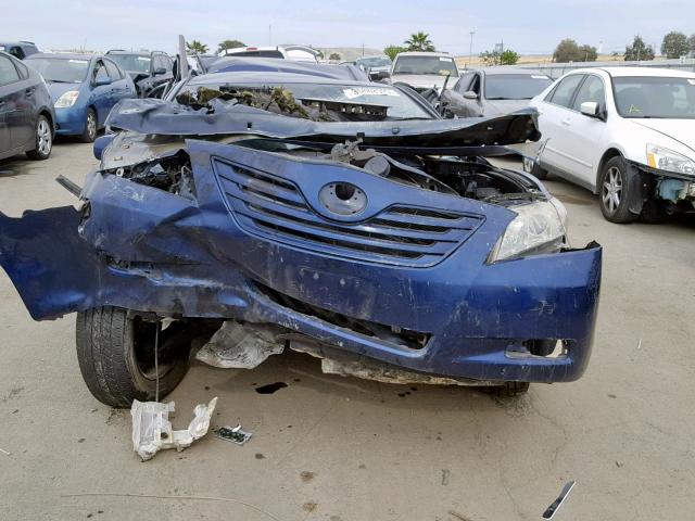 4T1BE46K47U016677 - 2007 TOYOTA CAMRY NEW BLUE photo 10