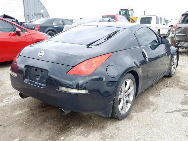 JN1AZ34D36M331295 - 2006 NISSAN 350Z COUPE BLACK photo 4