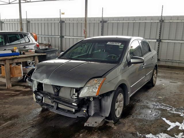 3N1AB6AP0AL704722 - 2010 NISSAN SENTRA 2.0 SILVER photo 2