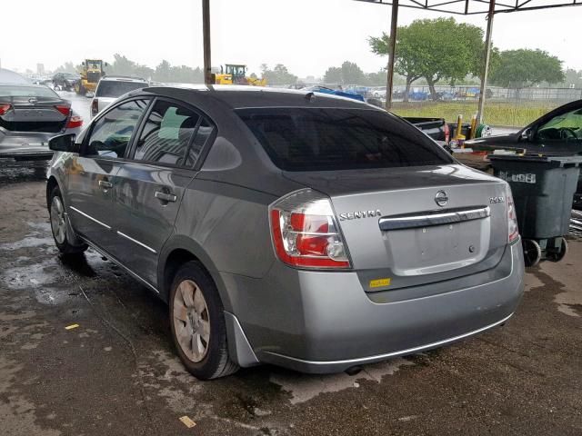 3N1AB6AP0AL704722 - 2010 NISSAN SENTRA 2.0 SILVER photo 3