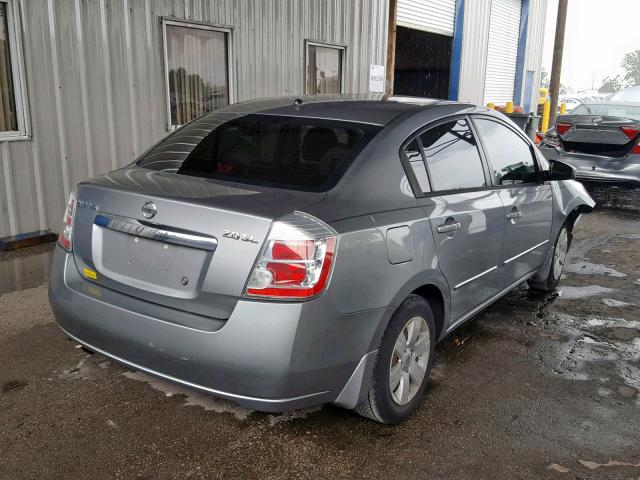 3N1AB6AP0AL704722 - 2010 NISSAN SENTRA 2.0 SILVER photo 4