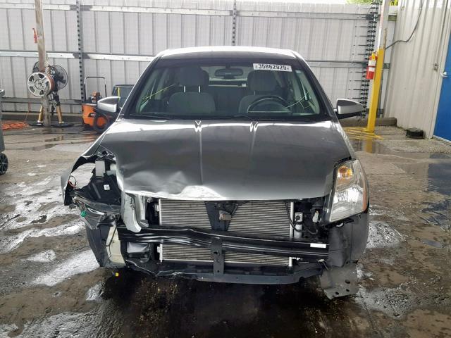 3N1AB6AP0AL704722 - 2010 NISSAN SENTRA 2.0 SILVER photo 9