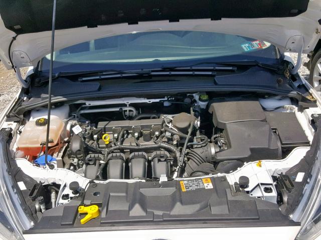 1FADP3J2XFL365300 - 2015 FORD FOCUS TITA WHITE photo 7