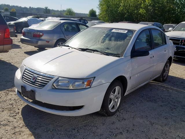 1G8AJ55FX7Z110114 - 2007 SATURN ION LEVEL WHITE photo 2