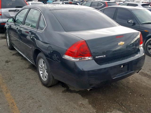 2G1WA5E36E1176434 - 2014 CHEVROLET IMPALA LIM CHARCOAL photo 3