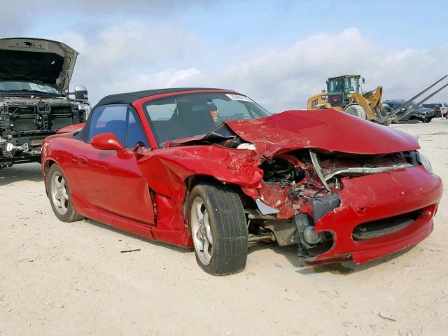 JM1NB3537Y0139932 - 2000 MAZDA MX-5 MIATA RED photo 1