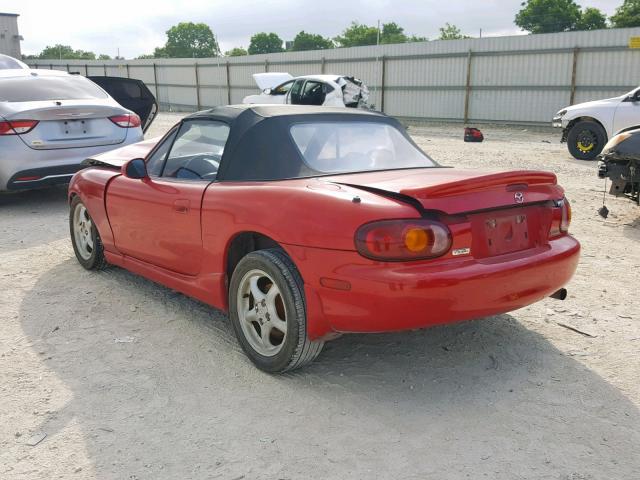 JM1NB3537Y0139932 - 2000 MAZDA MX-5 MIATA RED photo 3