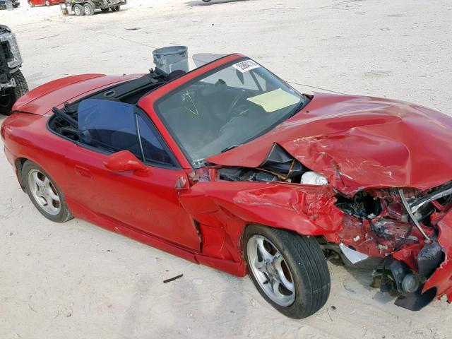 JM1NB3537Y0139932 - 2000 MAZDA MX-5 MIATA RED photo 9