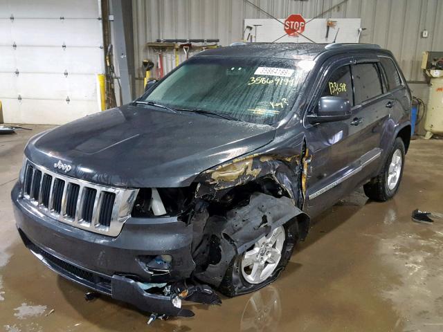 1J4RR4GG4BC609627 - 2011 JEEP GRAND CHER GRAY photo 2