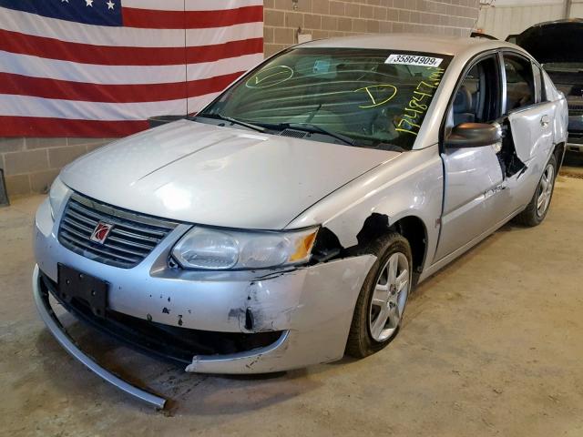 1G8AJ55F06Z111898 - 2006 SATURN ION LEVEL SILVER photo 2