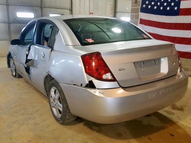 1G8AJ55F06Z111898 - 2006 SATURN ION LEVEL SILVER photo 3