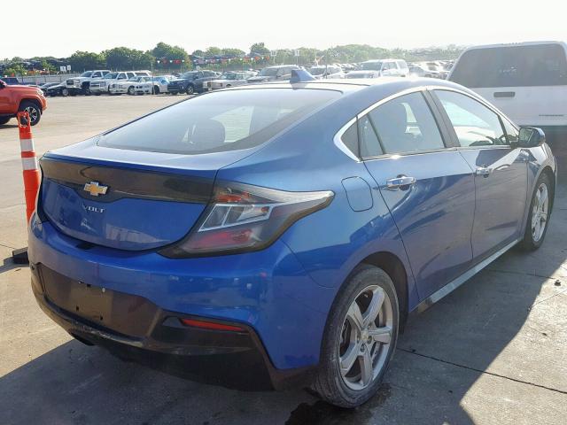 1G1RC6S53GU112135 - 2016 CHEVROLET VOLT LT BLUE photo 4